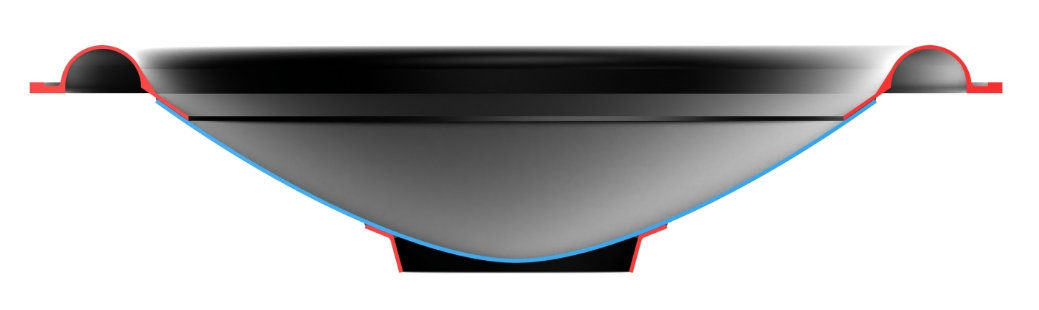 Q ACOUSTICS M40 C3 Continuous Curved ConeTM driver design