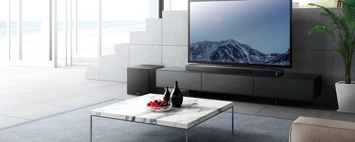 Yamaha 3D surround sound Digital Sound Projector MusicCast YSP-2700 Banner
