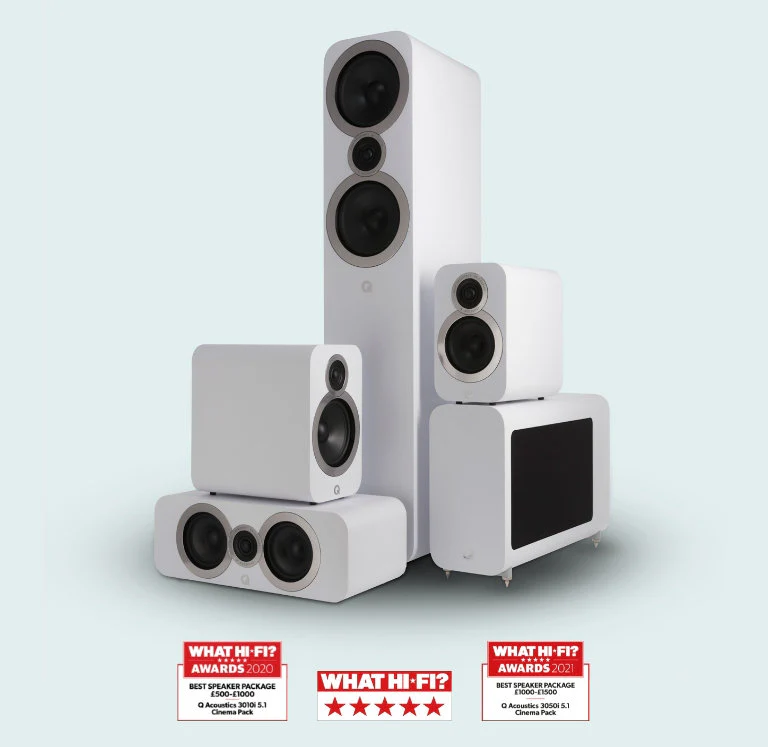 اسپیکرهای سینمای خانگی سری 3000C برند Q Acoustics