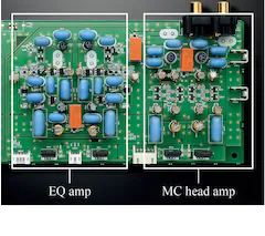 Discretely configured phono amp