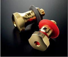 Original speaker terminals for high sound quality, as well as beauty and ease of use