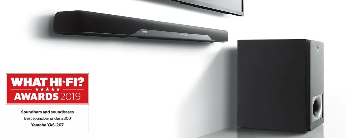 2019 Best soundbar under £300 Yamaha YAS-207