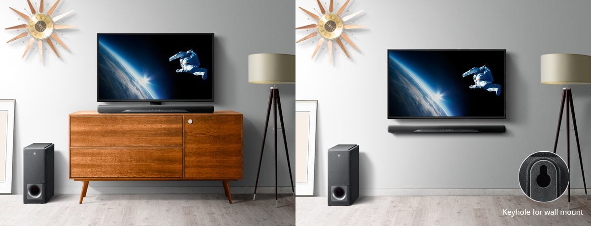 Perfect blend. Your style, your room Yamaha YAS-207