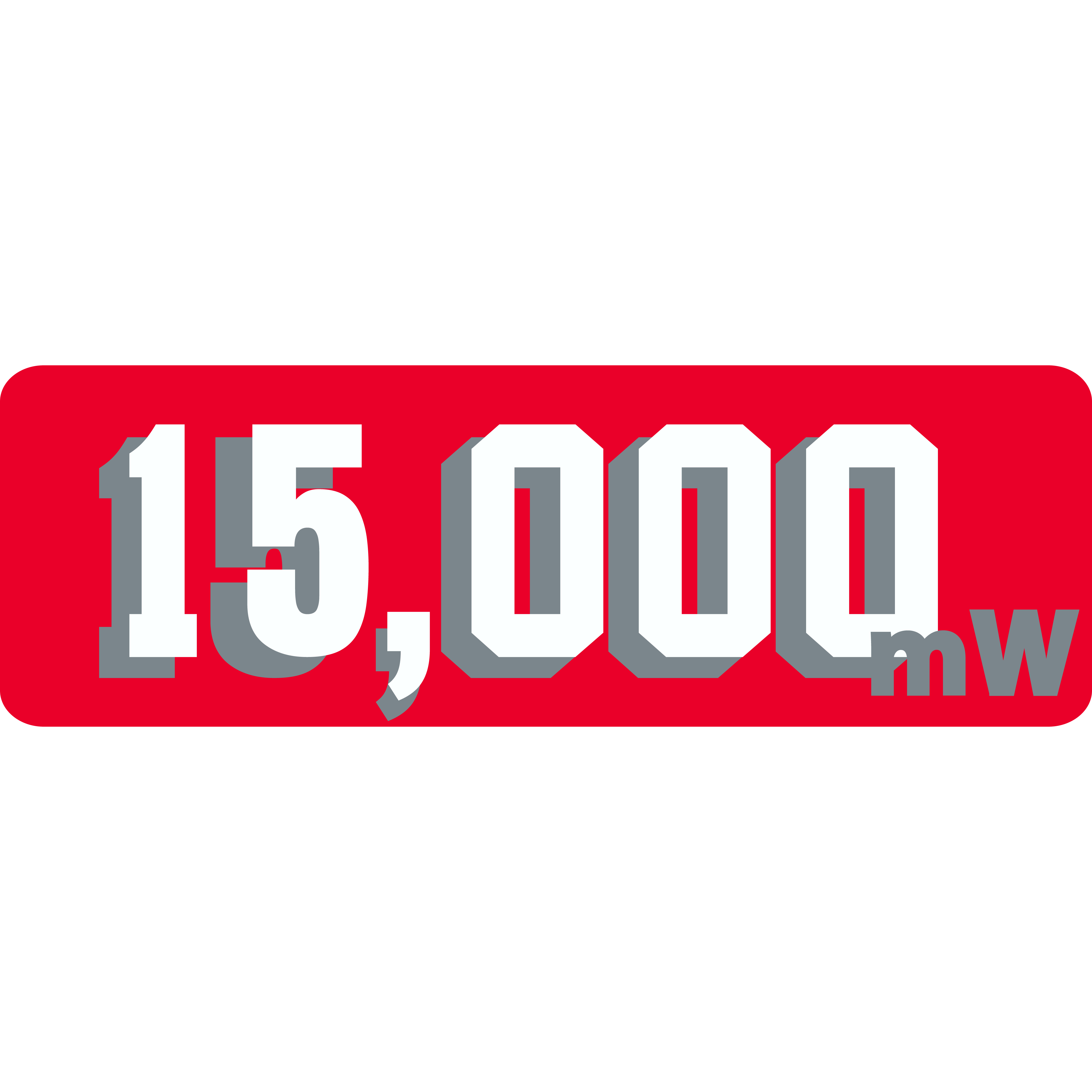 15,000mW