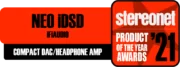 NEO iDSD Stereo NET POTY award logo