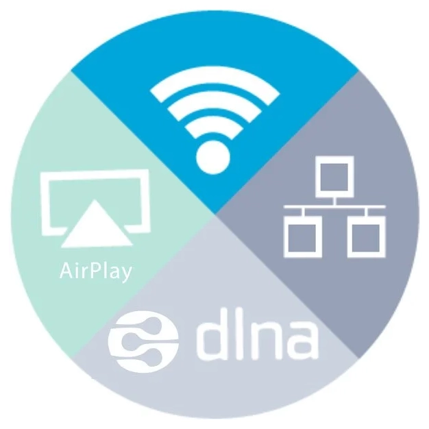 With LINKPLAY™ WiFi/network