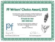 NEO iDSD DAC PF Writers Choice 2021 logo