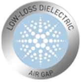 Low loss dielectric air gap