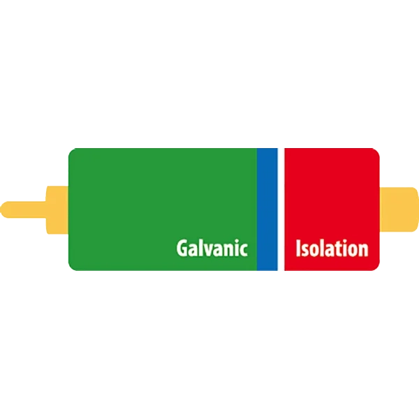 A galvanically isolated