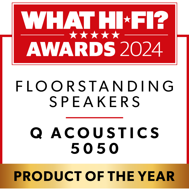 برنده جایزه what hifi qacoustics 5040 از سری برای بلندگوی floorstanding