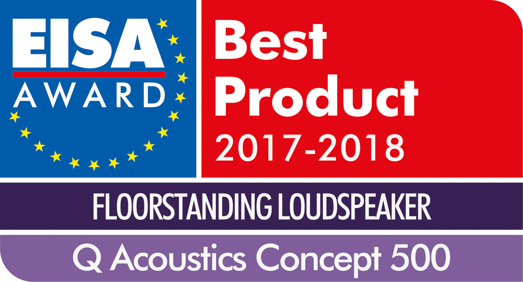 برنده جایزه EISA Best Product 2018 2017 concept 500