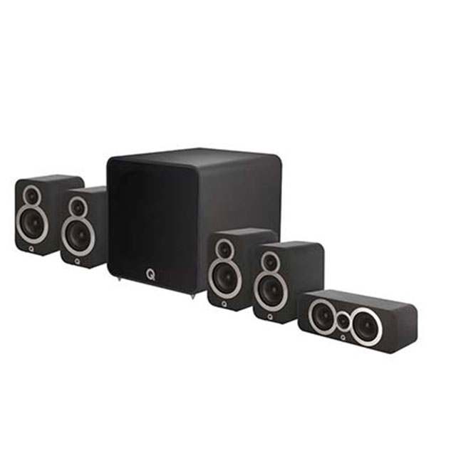 Q Acoustics 3010i Plus Cinema Pack Carbon Black